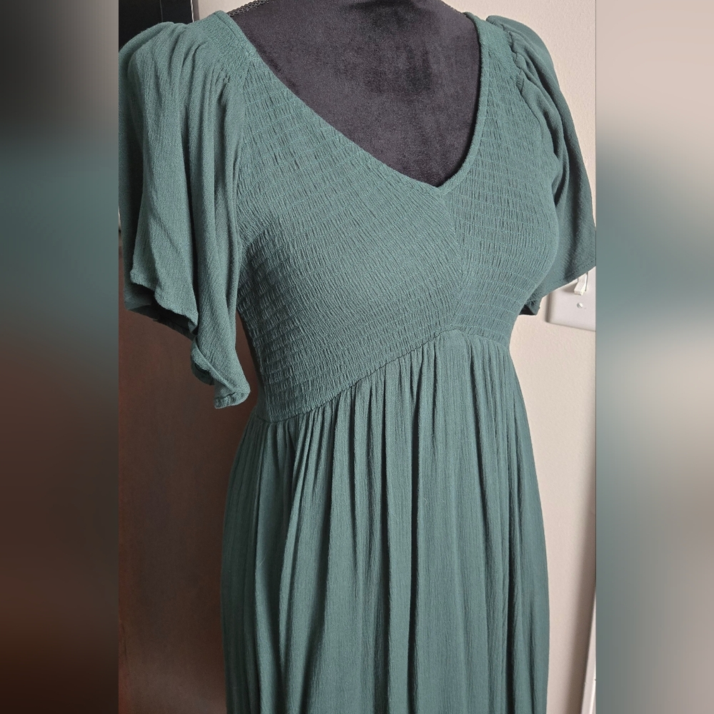 Baltic Born Sage Green Midi Dress - Picture 2 of 10